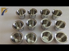 실험실 분석 반지있는 지르코늄 크루시블 녹은 귀금속 Zr702 크루시블