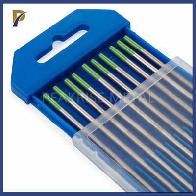 Green Color Code Pure Tungsten Electrode AWS A5.12M Welding Electrode