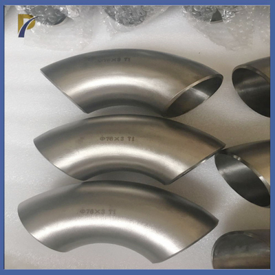 Gr1 Gr2 Gr7 Gr12 Titanium Alloy Elbow 45 Degree  90 Degree 180 Degree Titanium Elbow