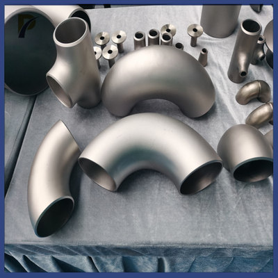 Gr1 Gr2 Gr7 Gr12 Titanium Alloy Elbow 45 Degree  90 Degree 180 Degree Titanium Elbow