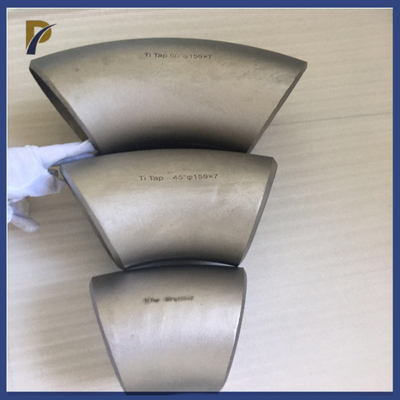 Gr1 Gr2 Gr7 Gr12 Titanium Alloy Elbow 45 Degree  90 Degree 180 Degree Titanium Elbow