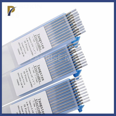 WZ3 WZ8 Zirconium Tungsten Electrode With 150mm 175mm Length Polished Surface